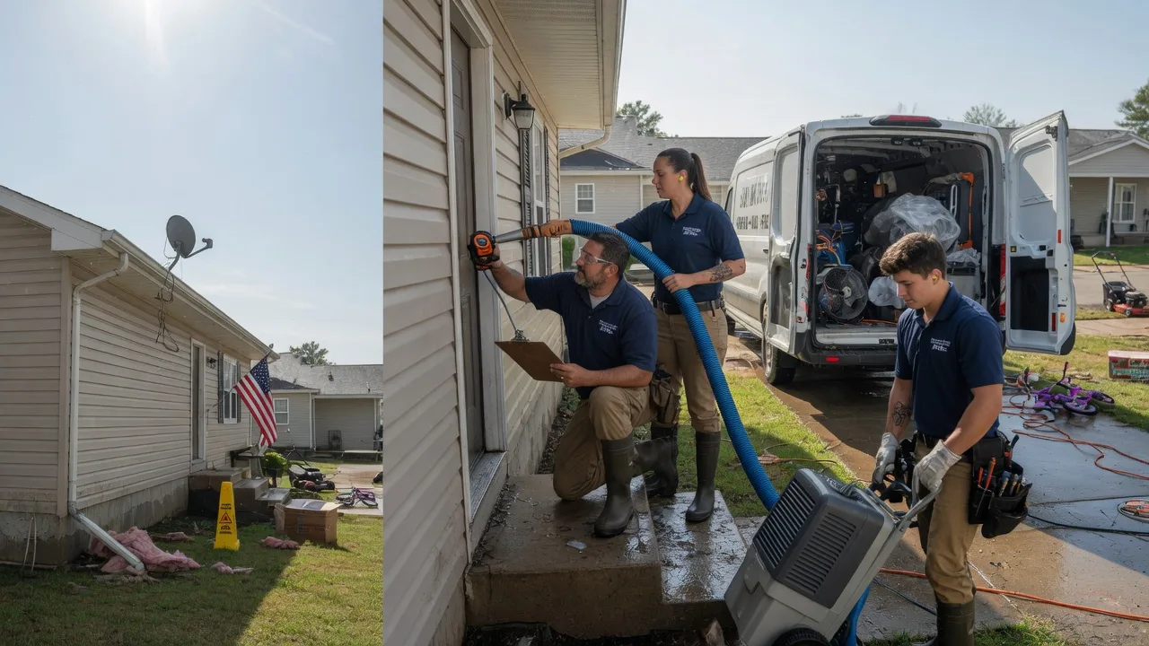 Ceiling Water Damage Restoration in Denmark, TN near me